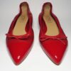 Ballerine in pelle rosso